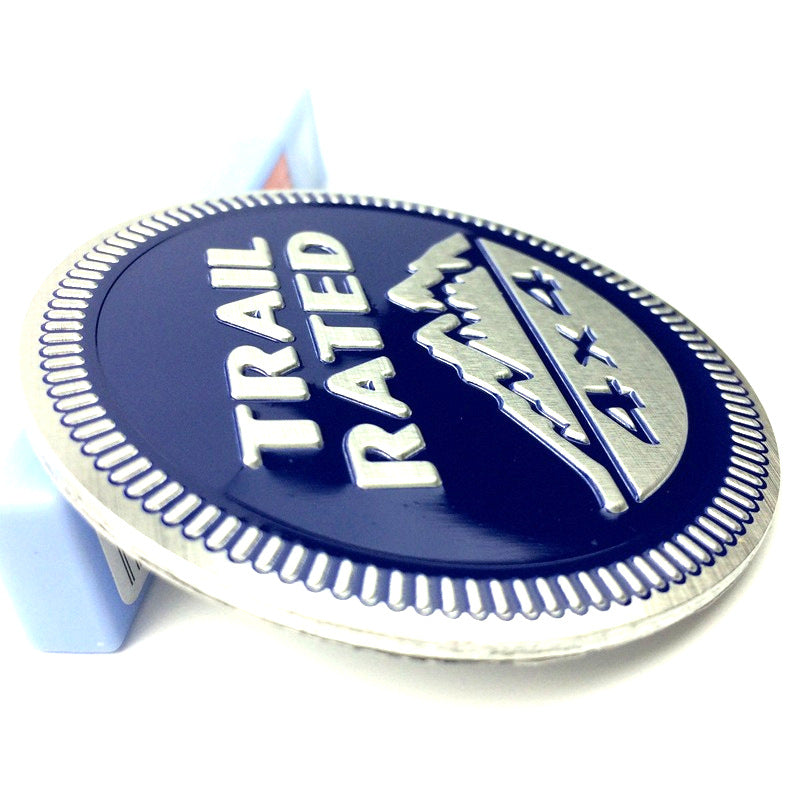 2Pcs Trail Rated 4X4 Badge Trail Rated Off Road Emblem