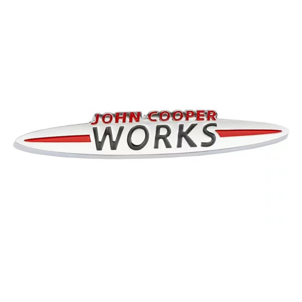 Mini JCW Emblem Sticker John Cooper Works Adhesive Car Emblem Cooper S Badge