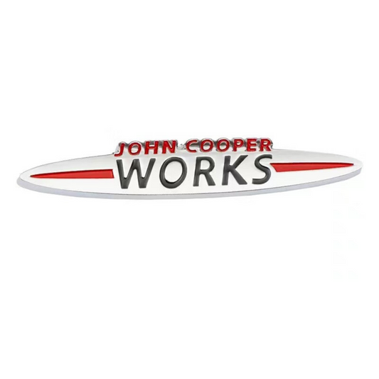 Mini JCW Emblem Sticker John Cooper Works Adhesive Car Emblem Cooper S Badge