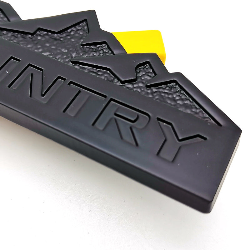 2Pcs High Country Badge for Off Road Vehicle High Country Emblem