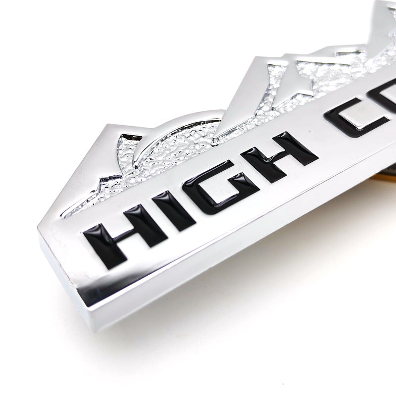 2Pcs High Country Badge for Off Road Vehicle High Country Emblem