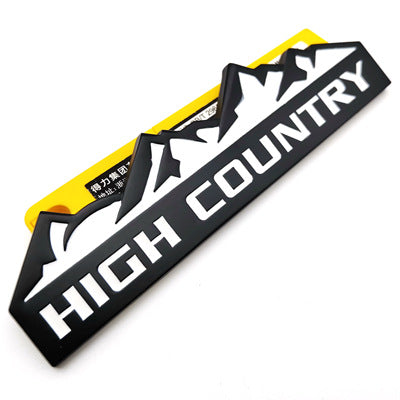 2Pcs High Country Badge for Off Road Vehicle High Country Emblem