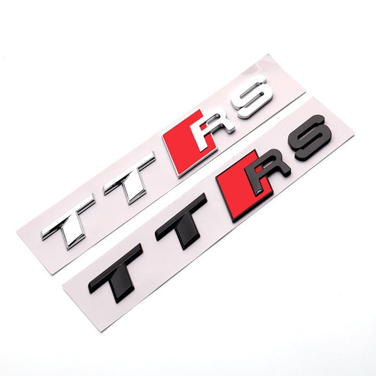 Set of (2 Pcs) TT RS Emblem for Audi TT S TT RS Badge RS6 RS7 A4 A5 A7 Emblem