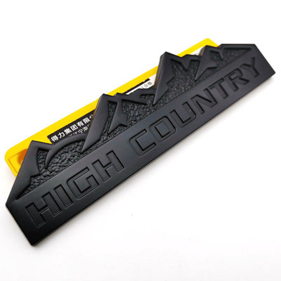 2Pcs High Country Badge for Off Road Vehicle High Country Emblem