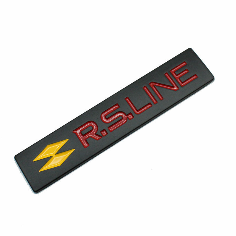 2Pcs (A Set) Renault RS Line Emblem for Megane RS Clio RS Line Badge