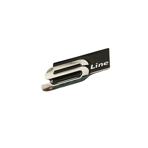 2Pcs Sline Emblem for Audi S3 S4 S5 S7 S8 RS4 RS6 Sline Badge