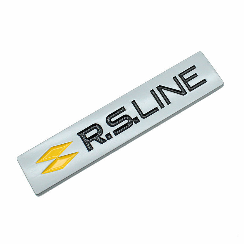 2Pcs (A Set) Renault RS Line Emblem for Megane RS Clio RS Line Badge