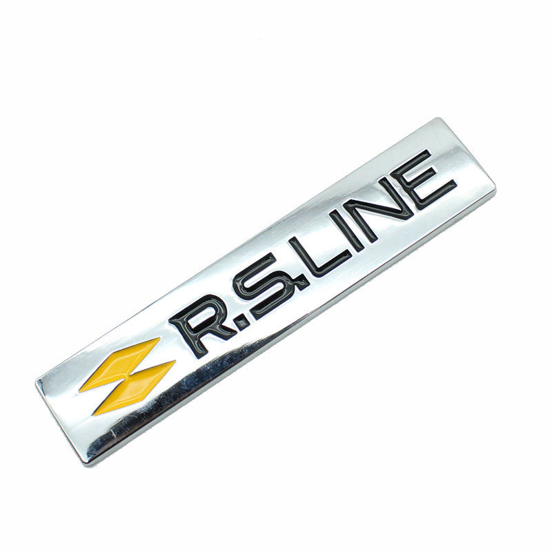 2Pcs (A Set) Renault RS Line Emblem for Megane RS Clio RS Line Badge