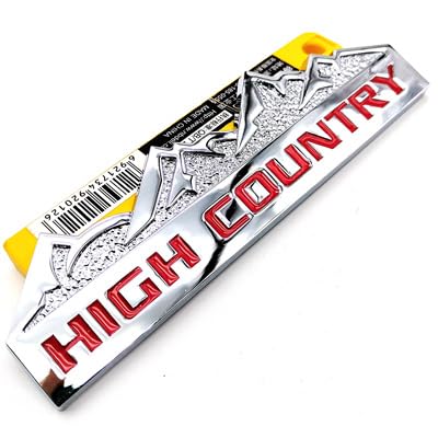 2Pcs High Country Badge for Off Road Vehicle High Country Emblem