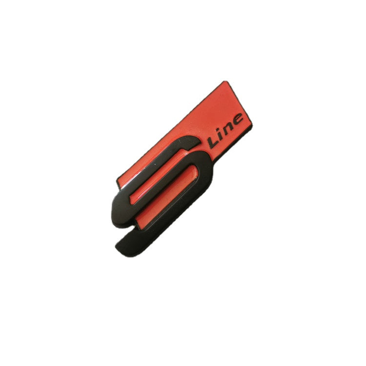 2Pcs Sline Emblem for Audi S3 S4 S5 S7 S8 RS4 RS6 Sline Badge