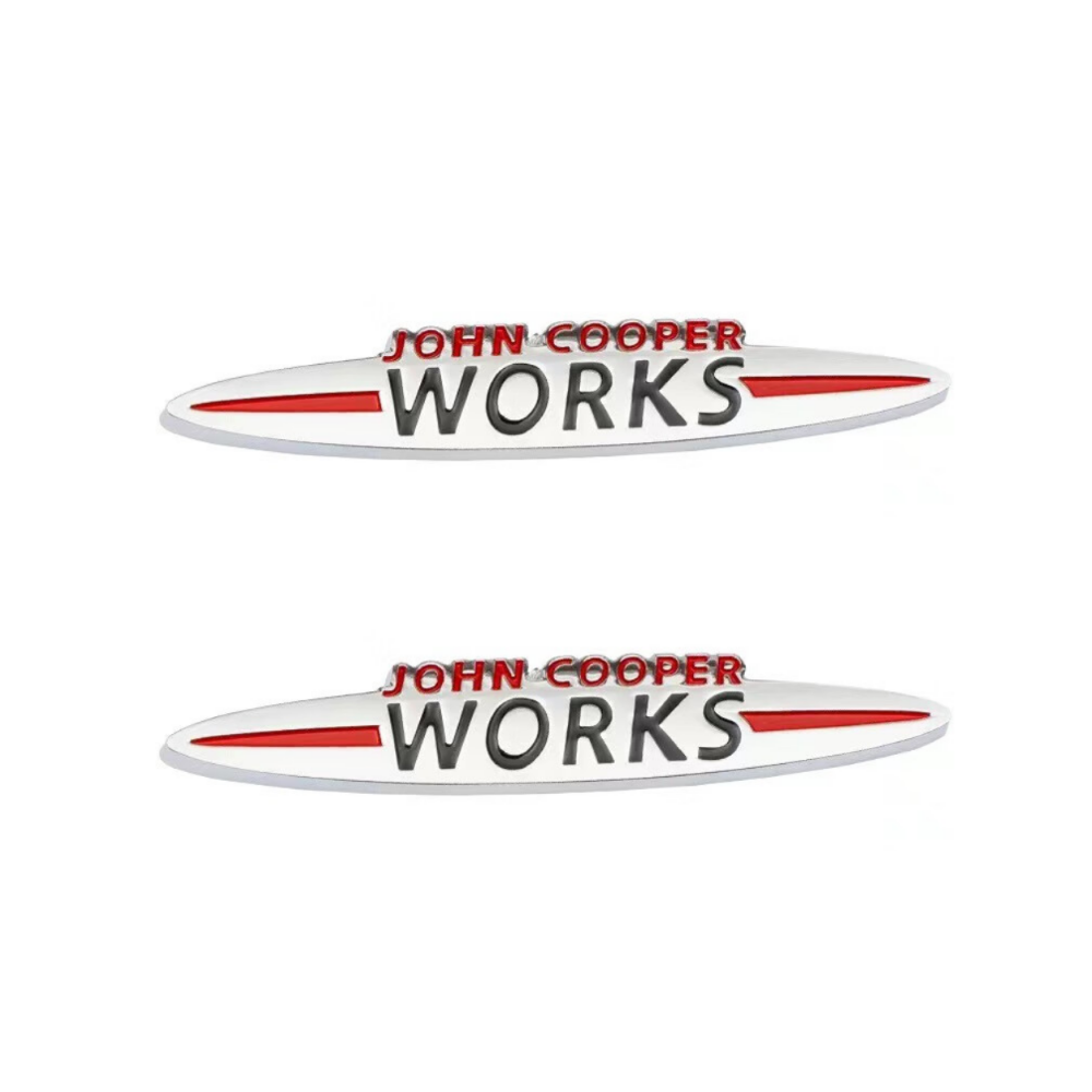 Mini JCW Emblem Sticker John Cooper Works Adhesive Car Emblem Cooper S Badge