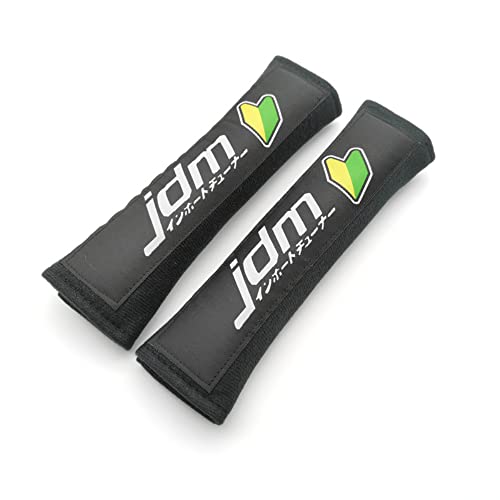 A Pair (2PCS) JDM Seat Belt Pad Seat Belt Cushion JDM Racing Car Seat Belt Shoulder Pad