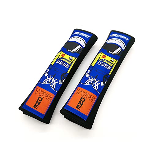 A Pair (2PCS) JDM Seat Belt Pad Seat Belt Cushion JDM Racing Car Seat Belt Shoulder Pad