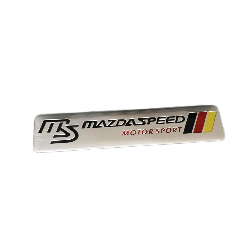 MS Mazdaspeed Car Emblem JDM MS Car Decal Emblem