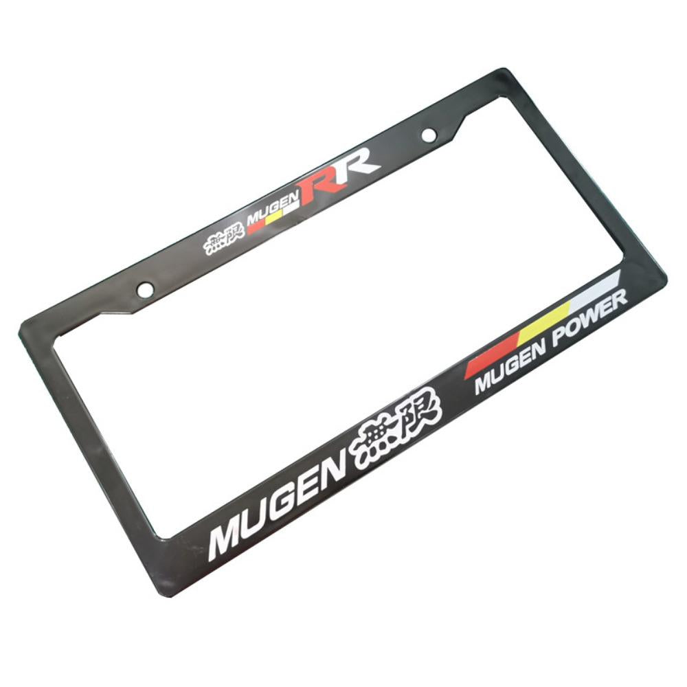 2PCS (A Pair) Mugen License Plate Frame JDM License Plate Frame Mugen License Plate Frame