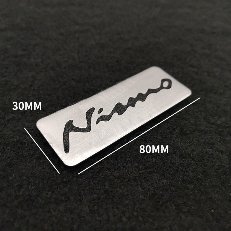 Nissan Nismo Badge Nismo Trunk Decals