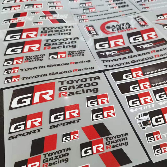 Toyota GR Gazoo Racing Stickers Decals