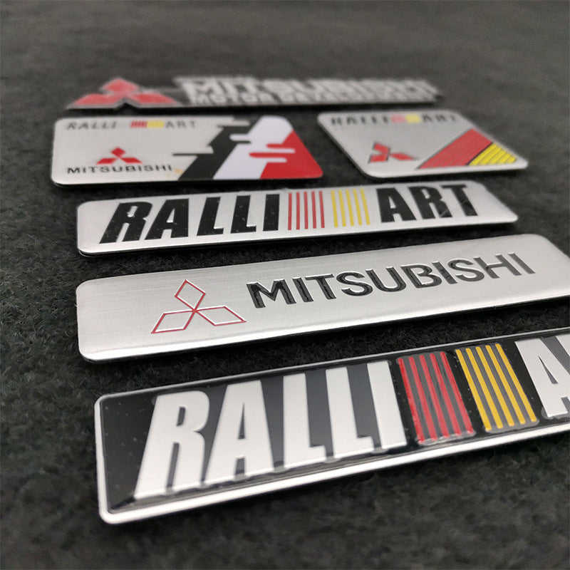 Mitsubishi Badges Mitsubishi Ralli Art Badges Decals