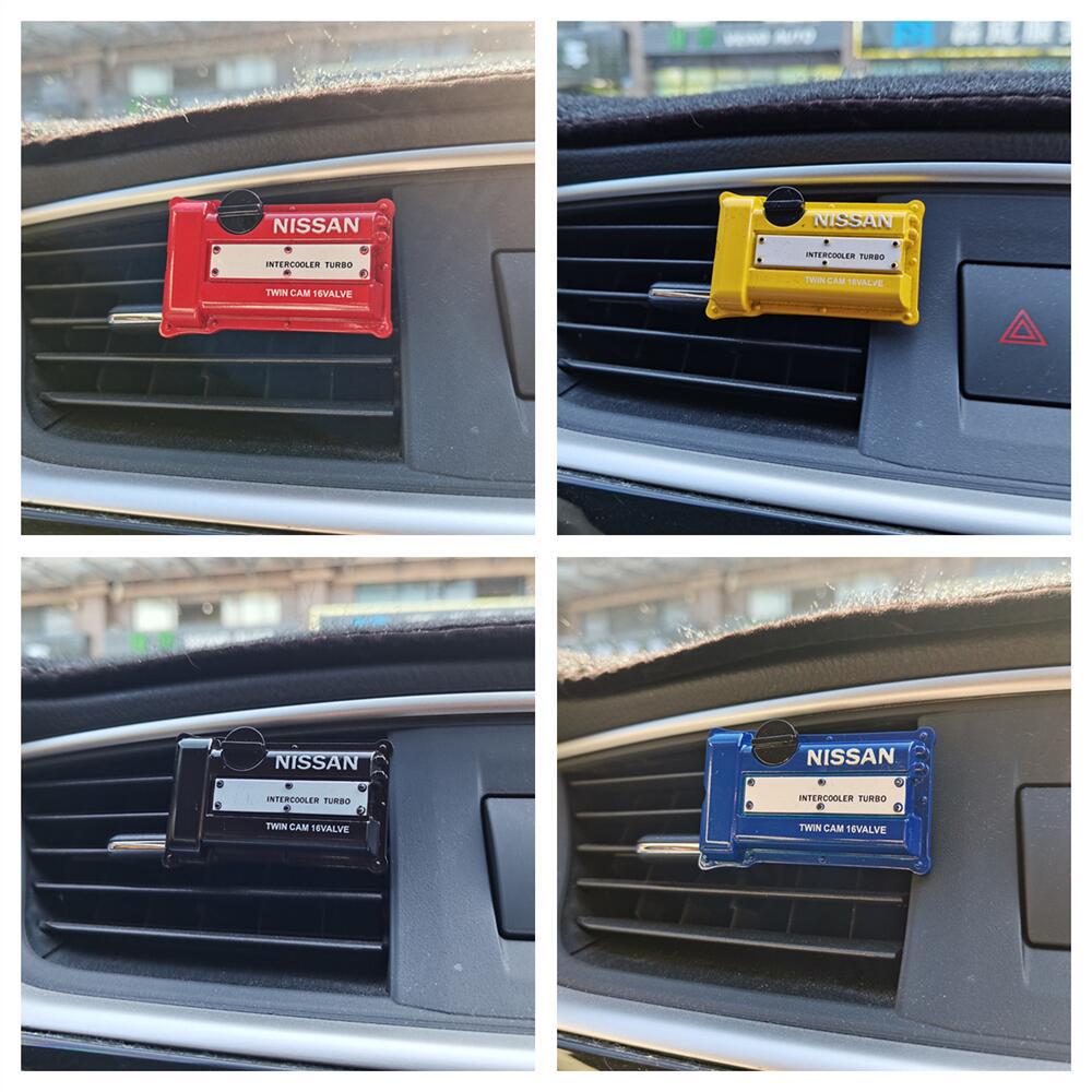 Car Perfume Vent Fragrance Air Freshener Nissan Engine Valve Cover