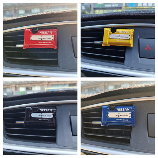Car Perfume Vent Fragrance Air Freshener Nissan Engine Valve Cover