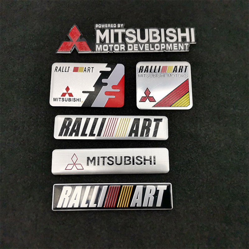 Mitsubishi Badges Mitsubishi Ralli Art Badges Decals