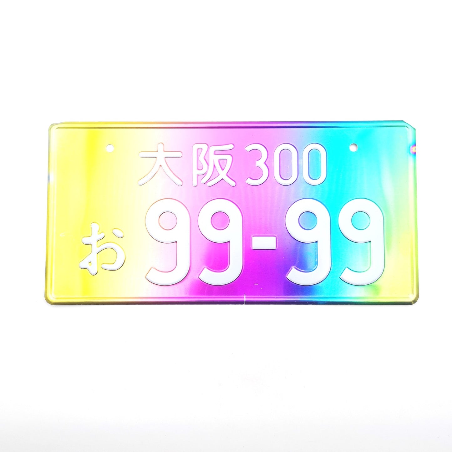 JDM Neo Chrome License Plate Japanese License Plate