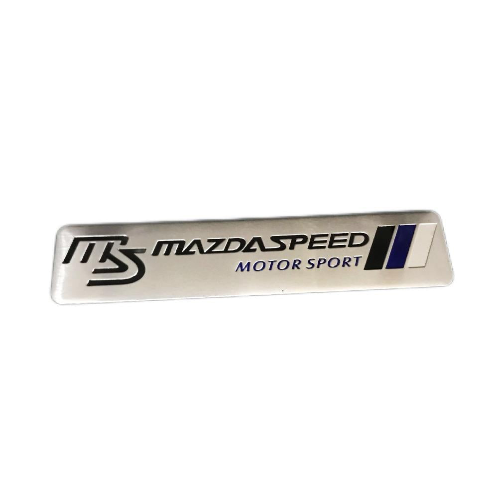 MS Mazdaspeed Car Emblem JDM MS Car Decal Emblem