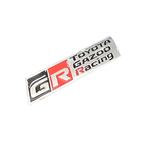 GR Racing Car Badge Trunk Emblem