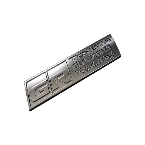 GR Racing Car Badge Trunk Emblem