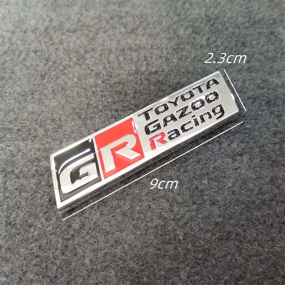 Toyota GR Racing Badge Trunk Emblem