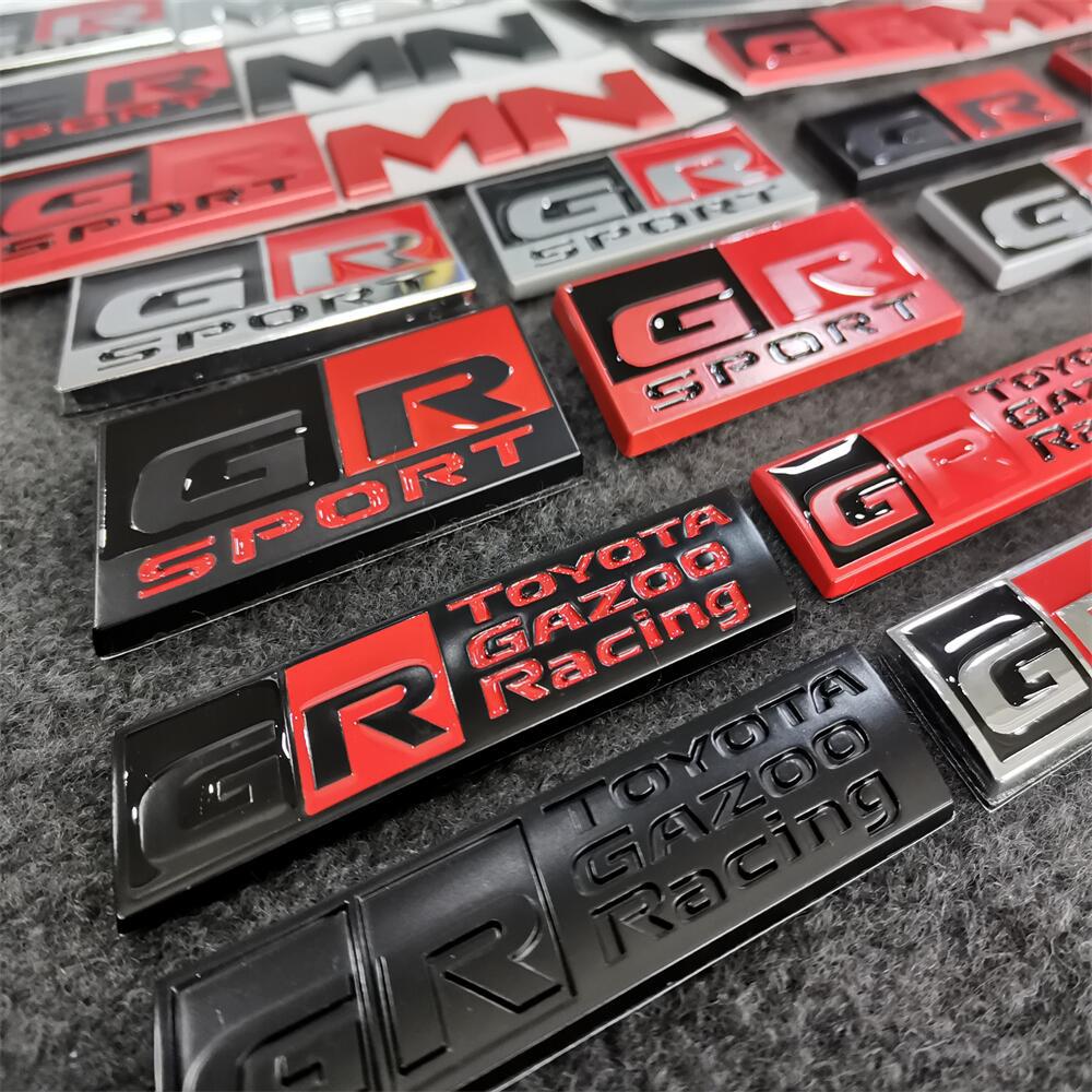 Toyota GR Racing Badge Trunk Emblem