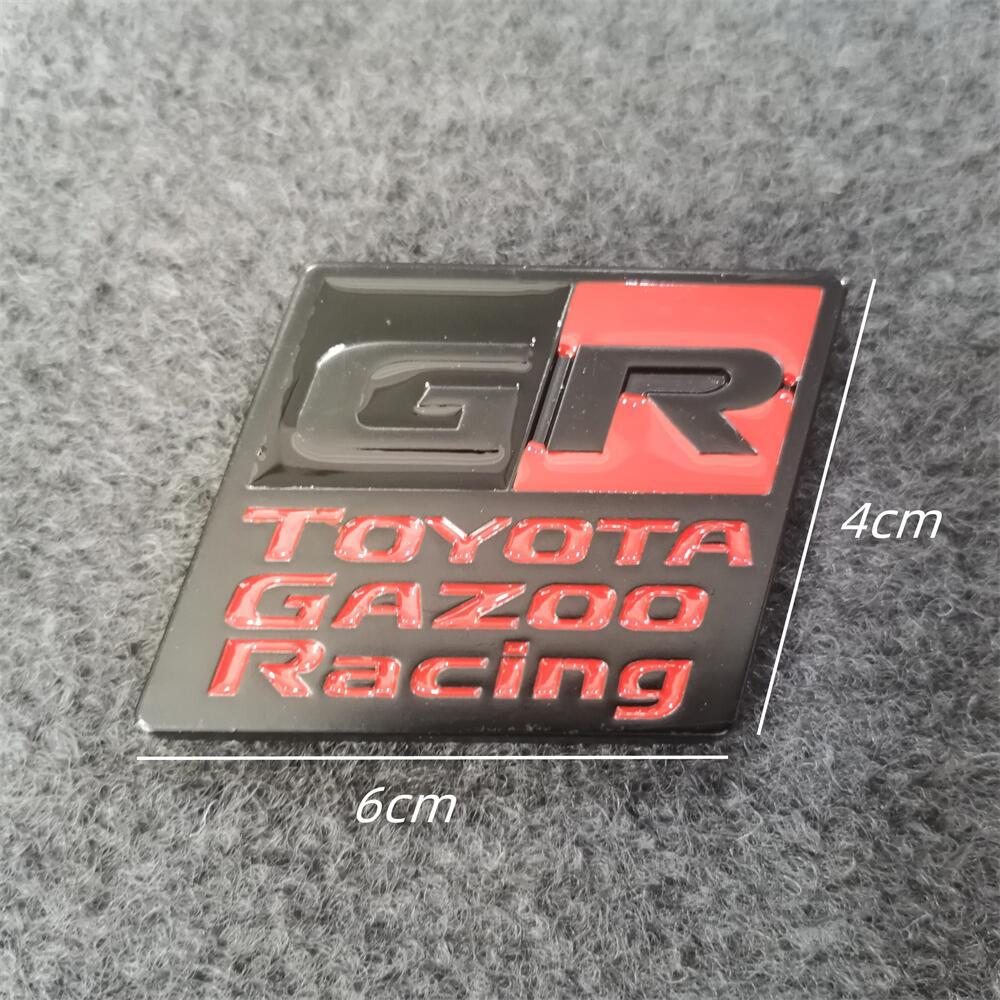 Toyota GR Racing Badge Trunk Emblem