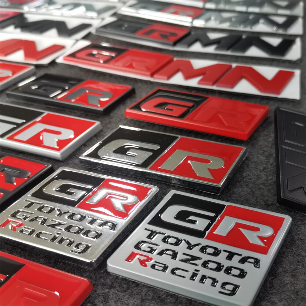 Toyota GR Racing Badge Trunk Emblem