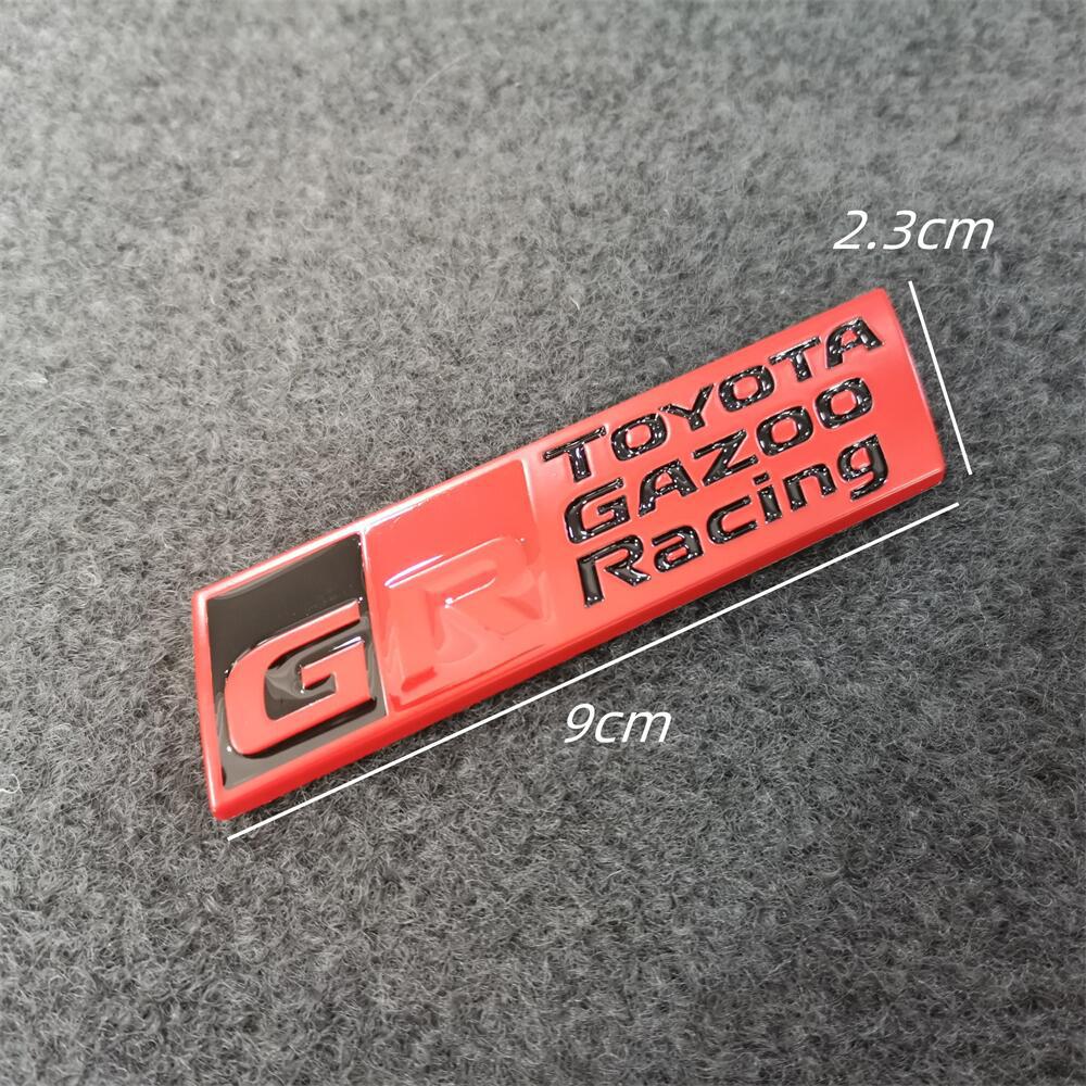 Toyota GR Racing Badge Trunk Emblem