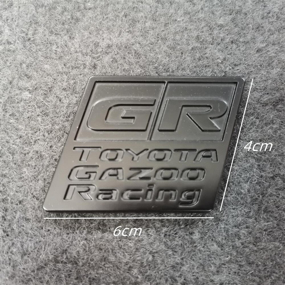 Toyota GR Racing Badge Trunk Emblem