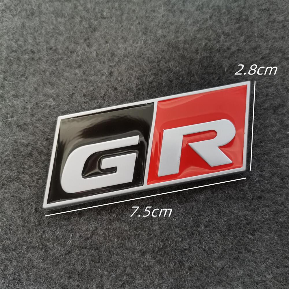 Toyota GR Racing Badge Trunk Emblem