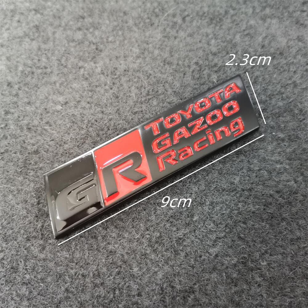 Toyota GR Racing Badge Trunk Emblem