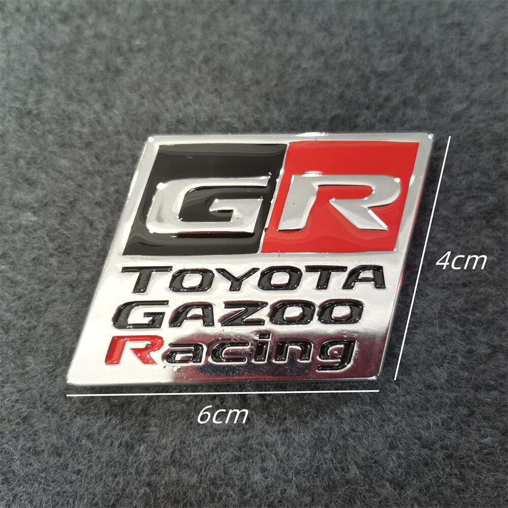 Toyota GR Racing Badge Trunk Emblem