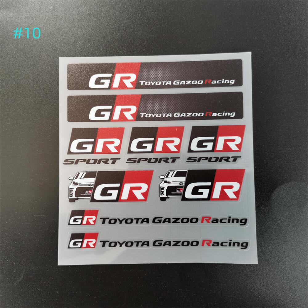 Toyota GR Gazoo Racing Stickers Decals