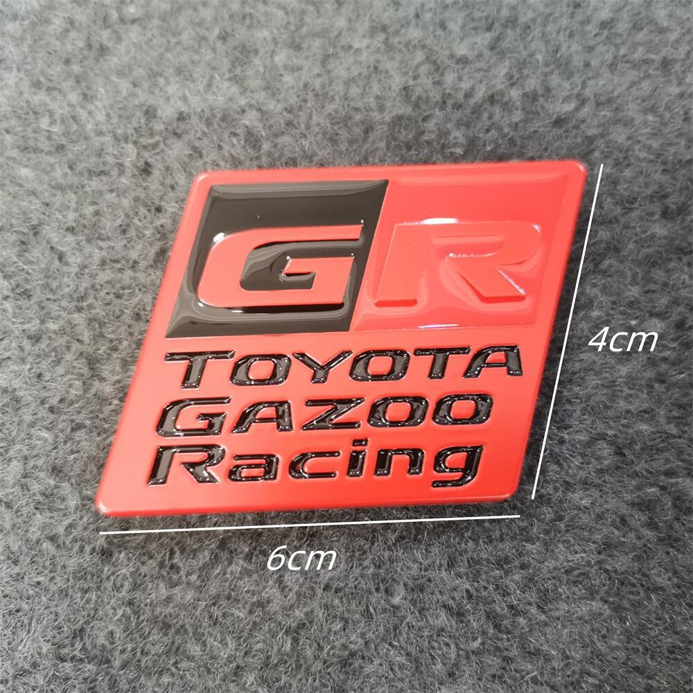 Toyota GR Racing Badge Trunk Emblem