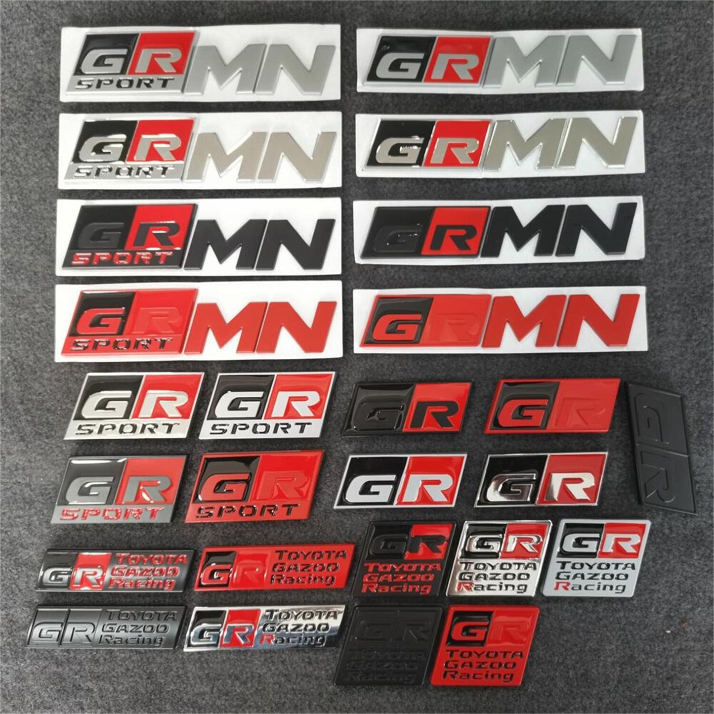 Toyota GR Racing Badge Trunk Emblem