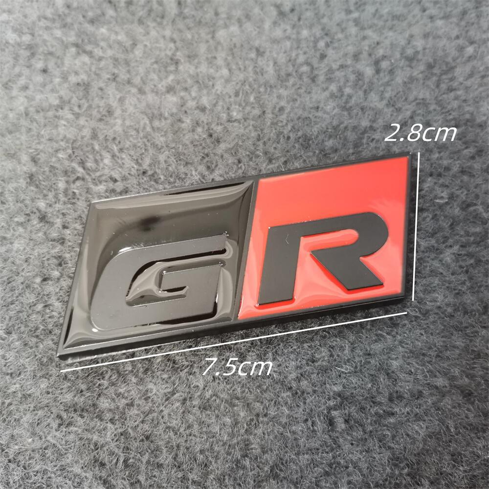 Toyota GR Racing Badge Trunk Emblem