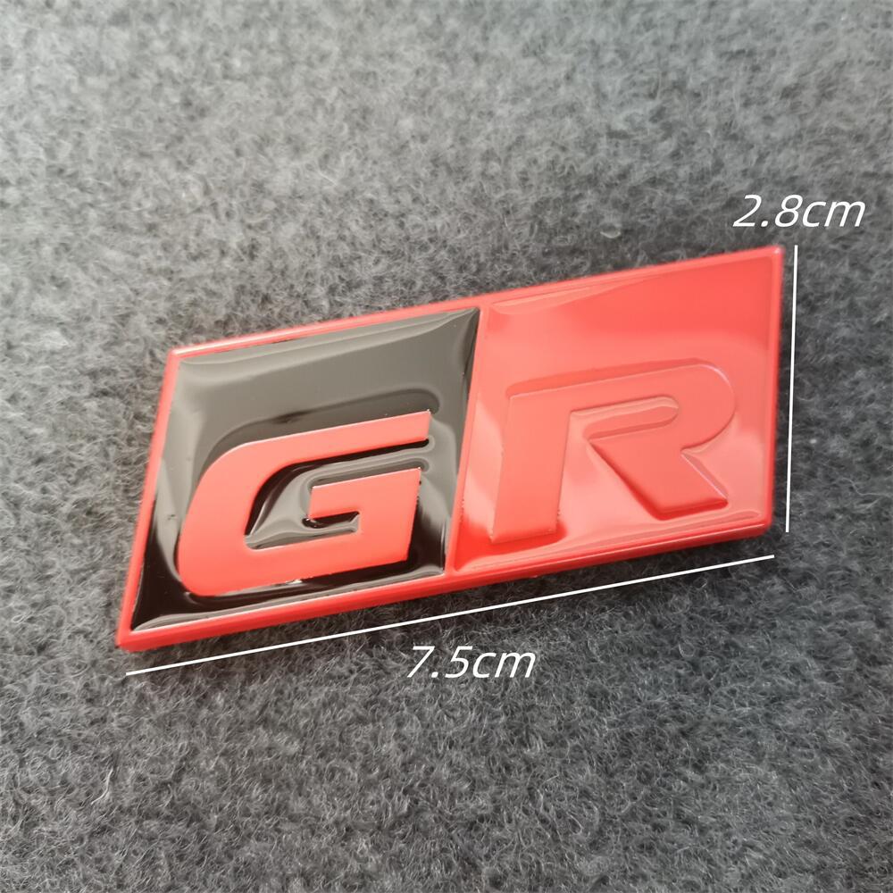 Toyota GR Racing Badge Trunk Emblem