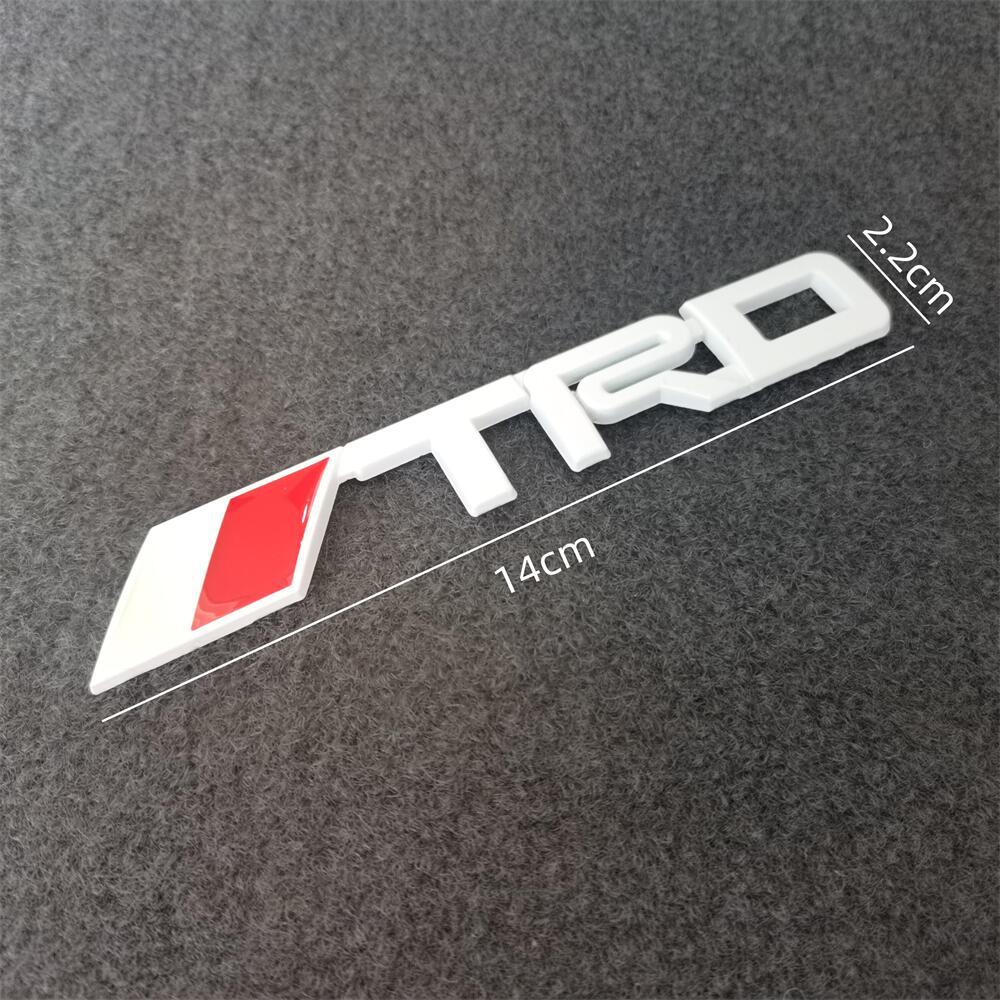 TRD Logo Stickers Accessories for Car - by Tyre Tattoo : Amazon.in: Car &  Motorbike