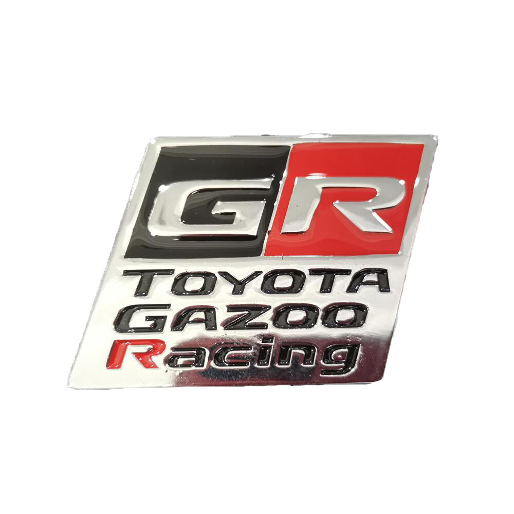 GR Racing Car Badge Trunk Emblem