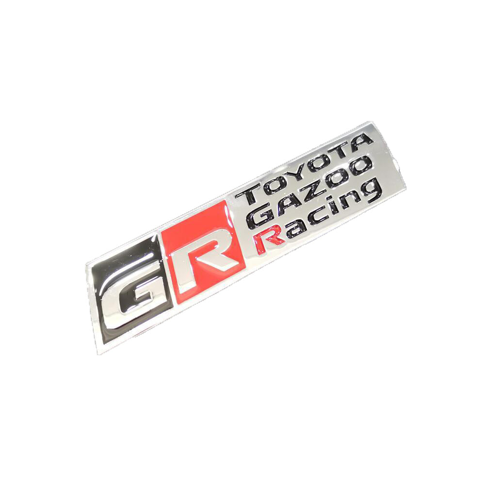 GR Racing Car Badge Trunk Emblem